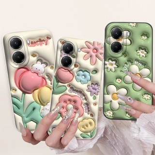 Dành Cho Poco X7 Pro PocoX7 Vỏ Bảo Vệ Ống Kính Poco X 7 X7Pro 2024 Vỏ Silicon Mềm Hình Thỏ Gấu Trúc Dễ Thương