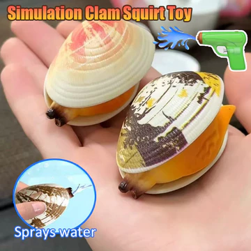 Mô phỏng Clams Nước Xịt Đồ Chơi Trẻ Em Di Động Hình Vỏ Mini Tricky Nước Mùa Hè Đồ Chơi Tắm Cá Tháng Tư Đồ Chơi Prank