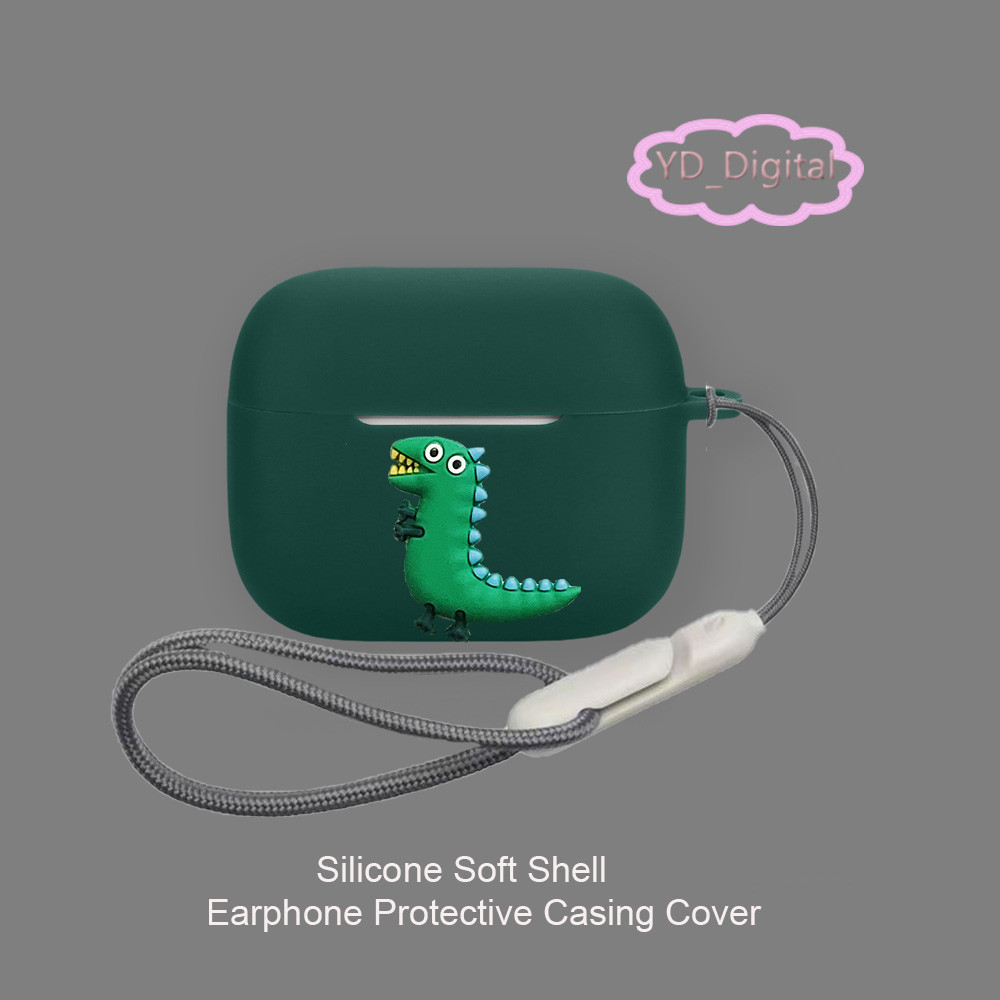 Dành Cho Oppo Enco Buds 3 Pro Ốp Lưng Cắt Tai Nghe Silicon Vỏ Bảo Vệ Tai Nghe Chống Bụi Tai Nghe Da Tay Dây Phụ Kiện