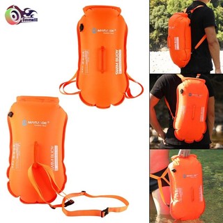 Dovewill Phao bơi có lưu trữ Túi khí đôi Ba lô bơm hơi chống thấm nước cho,lưu trữ có thể tháo rời cho,tháo rời cho vận động viên nước mở