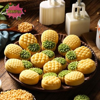 Khuôn Bánh Ngọt Hình Dứa Trái Cây PNPIA, Bao Gồm 1 Khuôn Và 2 Tem, Tự Làm Bấm Tay Bánh Trung Thu Tem, Bánh Đậu Xanh, Khuôn Bánh Quy Boutique