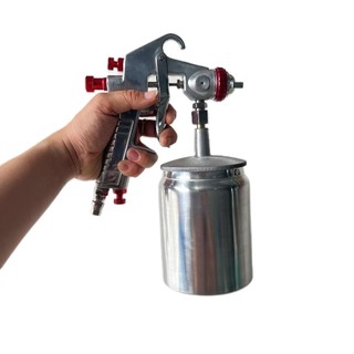 S.úng phun sơn W71 GoFurther chất liệu cao cấp đầu béc 1.5, cốc sơn 750ml phun sơn đều đẹp - Pép phun sơn