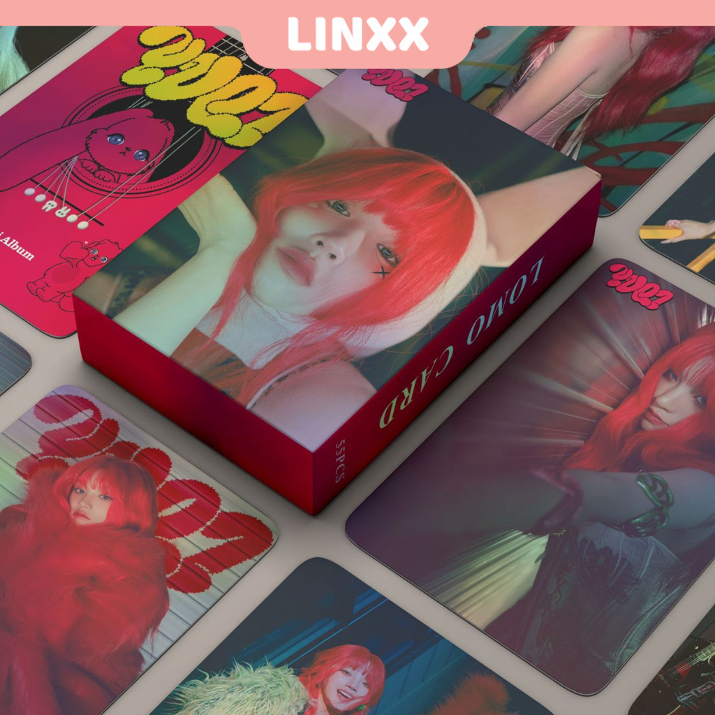 Linxx 55 Chiếc (G) I-DLE YUQI Album Lomo Card Kpop Photocards Bưu Thiếp Series
