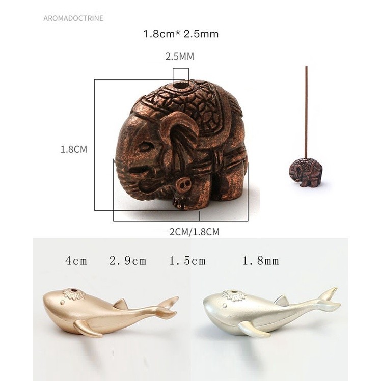 Chân Đế Đốt Nhang Trầm bằng đồng làm phụ kiện tiểu cảnh, phụ kiện bàn trà, trang trí bonsai, trang trí bàn làm việc