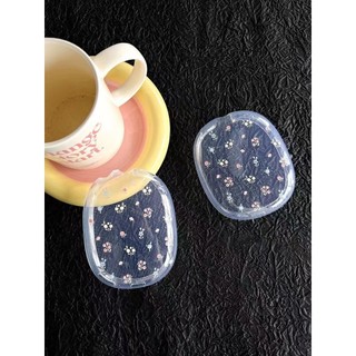 Vỏ chống sốc trong suốt hoa mùa xuân Thích hợp cho tai nghe Airpods Max Vỏ bảo vệ tai nghe không dây