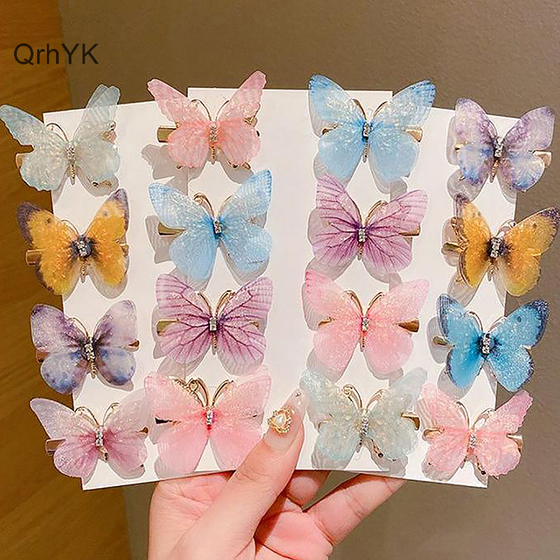 Nhà Máy Thời Trang Nhiều Màu Sắc Kẹp Tóc Bé Gái Kẹp Tóc Barrettes Nữ Ngọt Mưa Trang Trí Mũ Phụ Kiện Tóc Thời Trang QrhYK