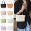 Túi Tote ESSENCEH, Túi Xách Màu Trơn Dung Tích Cao, Túi Đeo Vai Đơn Hàng Ngày Nylon Chống Thấm Nước Tối Giản Nữ Cô Gái