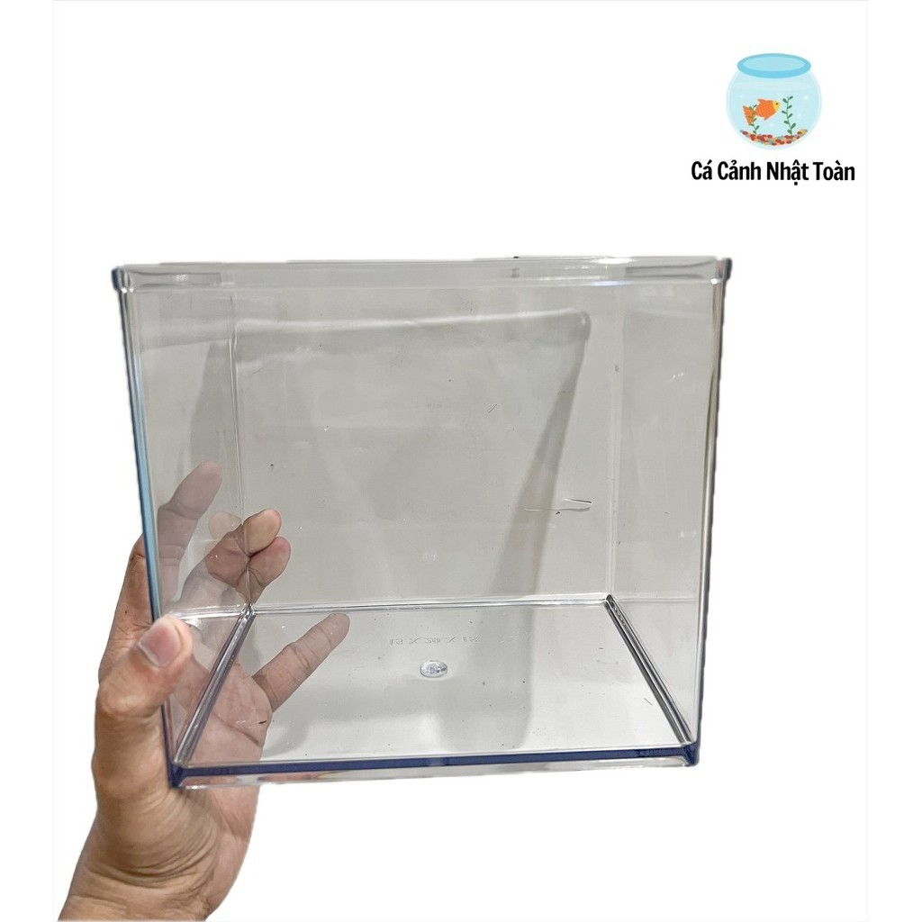 Bể Cá Betta Mica Siêu Trong HIện Đại 15x20x18cm