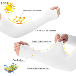 [Gazi1] Mùa Hè Băng Lụa Dài Tay Chống Nắng Bao Tay Nam Nữ Vòng Tay Mới Thoáng Mát Tay Chống Tia UV Đi Xe Đạp Tay Áo Không Ngón Boutique