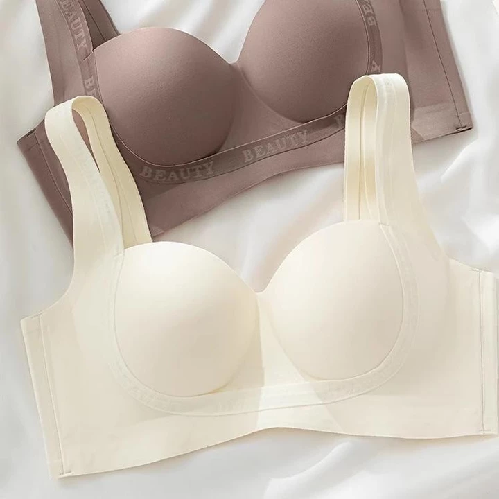 231064 -- Áo Lót Áo Bra Nữ VISECRET BRA Áo Su Đúc Che Mỡ Lưng Không Gọng Không Đường May Bảng Lưng To