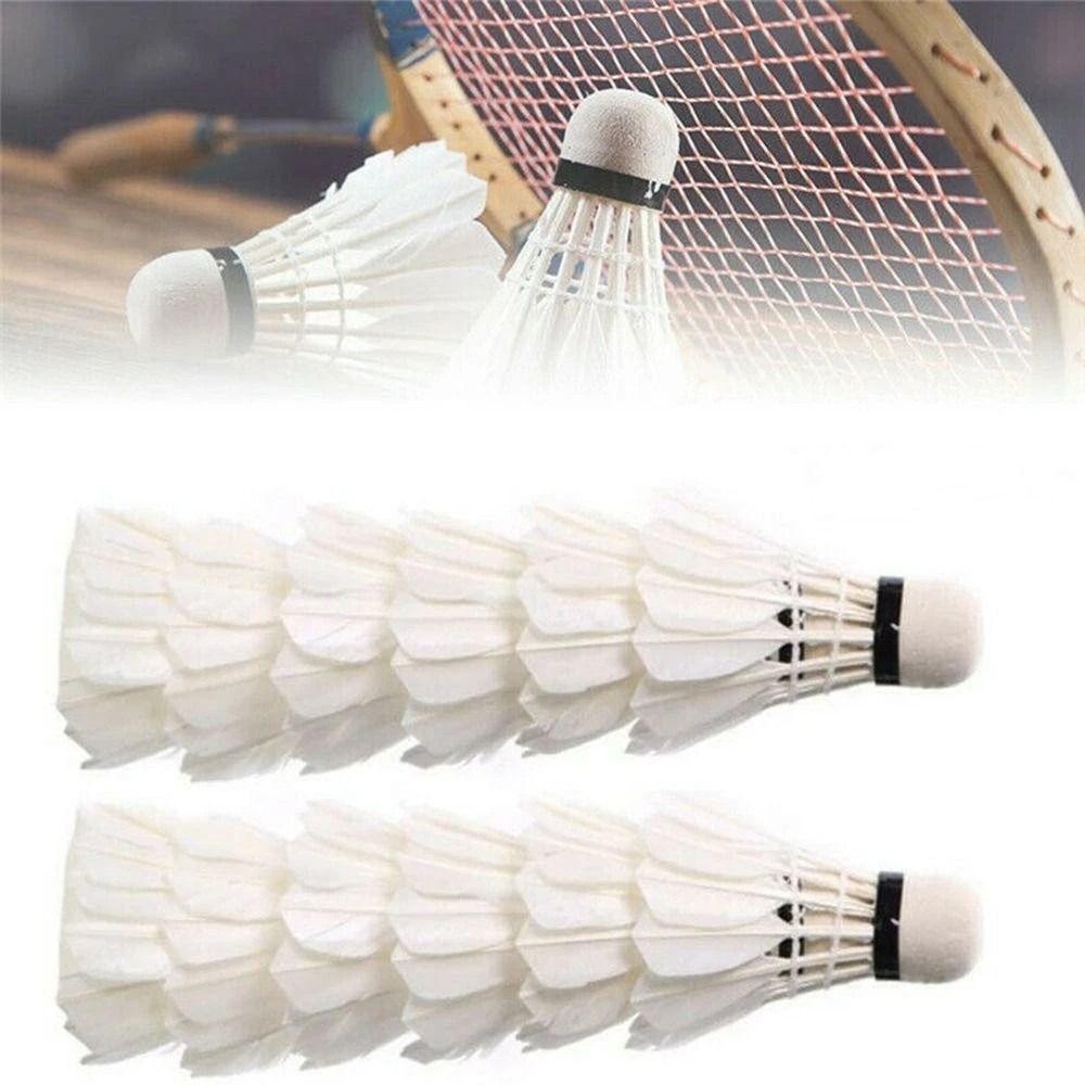 Hobbyin 3/6/12 quả cầu lông trắng, ổn định, bền, luyện tập chuyên nghiệp cho gia đình