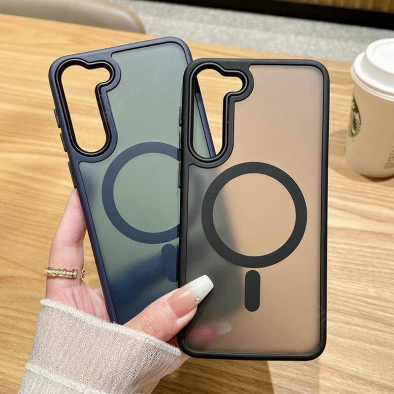 Ốp Điện Thoại Chống Trượt Frost Matte Cho Samsung Galaxy S26 S25 S24 Ultra S23 S22 Plus FE A55 A56 A36 A35 A17 A16 A07 A37 Ốp Điện Thoại Từ Tính