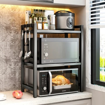 Kệ Để Lò Vi Sóng Giá để bát đĩa Kệ Lò Vi Sóng 1 tầng 2 tầng Kệ Để Đồ Kệ để bếp kệ nhiều tầng - LAELI