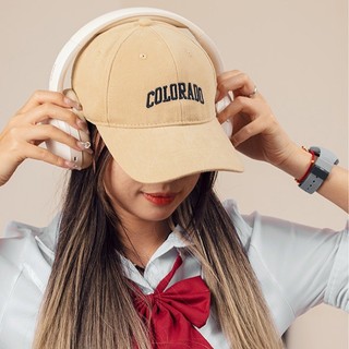 Mũ bóng chày chống nắng thời trang đa năng Retro thêu chữ cái Mũ bóng chày cho nữ Cô gái