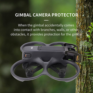 Dành cho cản hợp kim nhôm DJI AVATA2, ống kính nghiêng chảo, thanh bảo vệ máy xuyên thấu chống va chạm và chống va chạm