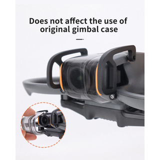 Dành cho cản hợp kim nhôm DJI AVATA2, ống kính nghiêng chảo, thanh bảo vệ máy xuyên thấu chống va chạm và chống va chạm
