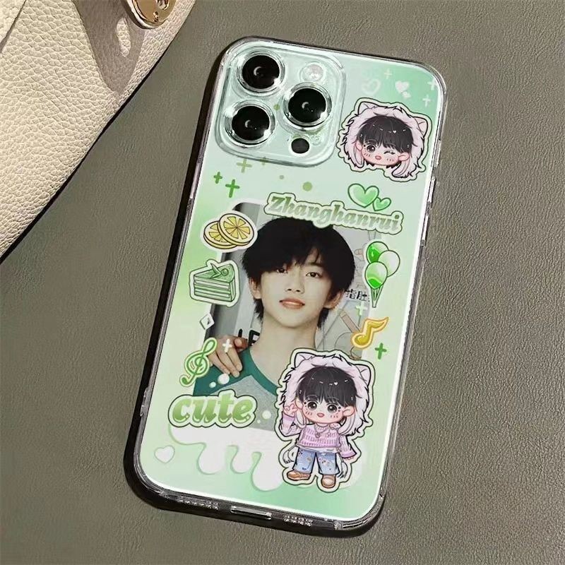 ✨Sản PHẨM MỚI✨ Ốp Điện Thoại Photocard Zhang Hanrui Cho IPhone 13 12 11 14 15 Pro Max Mini XR XS Plus ✨Sản PHẨM MỚI✨