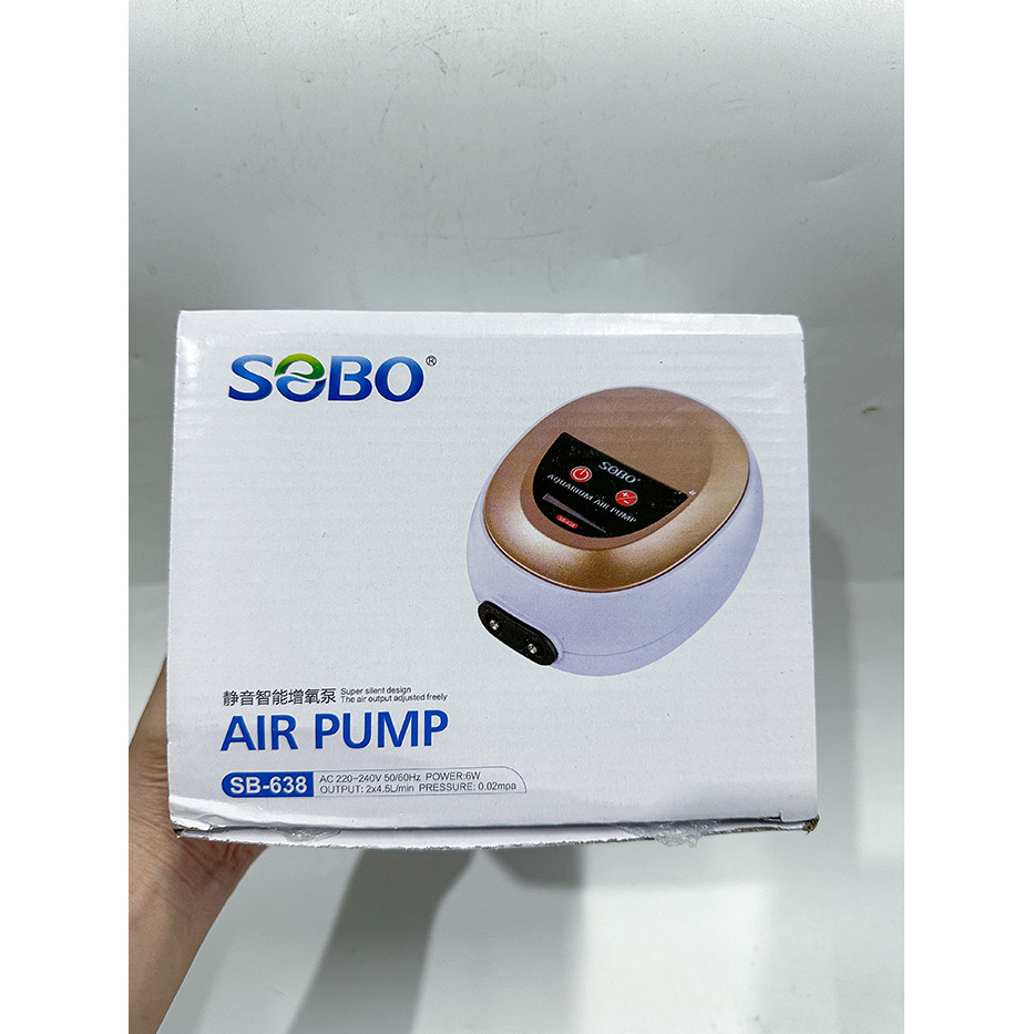 Máy Sủi Oxy 2 Vòi Sobo Sb638 Siêu Êm, Tiết Kiệm Điện