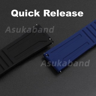 20mm 22mm 24mm Dây đeo đồng hồ silicon Dây đeo đồng hồ cao su cho SEIKO 5 Cá ngừ Samurai Diver Cao su chống nước Dây đeo đồng hồ lặn thể thao nam nữ Vòng đeo tay