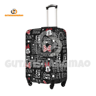 Disney Minnie Hành Lý Có Thể Giặt Được Vali Bảo Vệ Chống Trầy Xước Vali Phù Hợp Với 18-32 Inch
