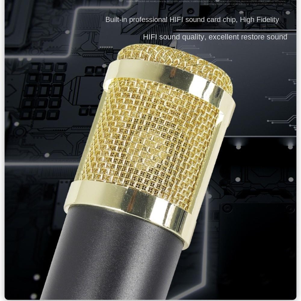 Bộ micro ngưng tụ STABFOAM, Bộ trộn âm thanh Card âm thanh máy tính phát trực tuyến, Điện thoại di động thời trang BM800 Tai nghe Micro phát trực tuyến điện thoại thông minh âm thanh