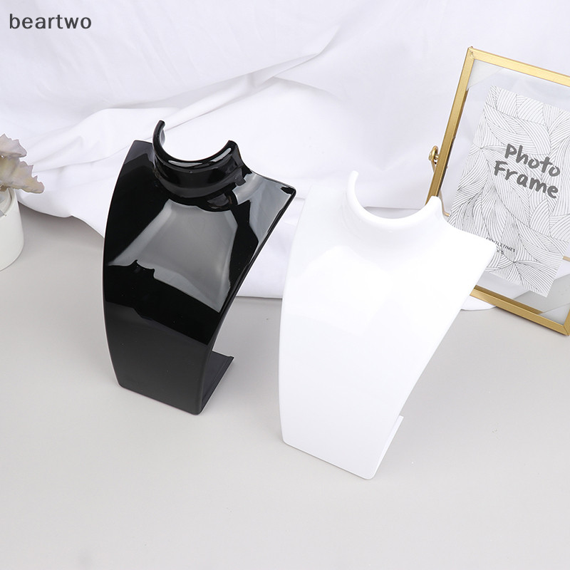 < Beartwo > Trưng bày trang sức Vòng cổ mô hình thời trang Mặt dây chuyền hình nộm Bông tai trưng bày đứng đẹp
