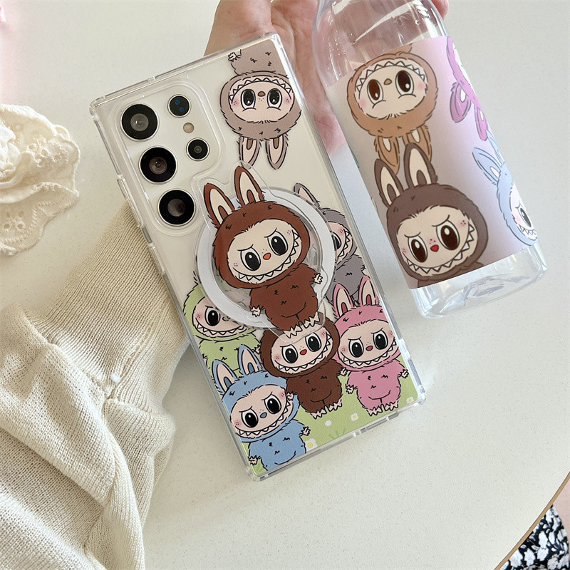 Phim hoạt hình LABU MagFit Hard Clear Case Giá đỡ điện thoại từ tính ...