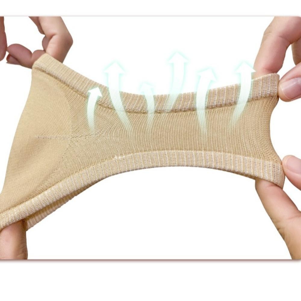 Vỏ bảo vệ gót chân FEDAOG, Tất gót chân bằng silicon chống nứt Plantar Fasciitis, Chất lượng cao Polyester Fasciitis Hỗ trợ miếng đệm giày dưỡng ẩm Chăm sóc bàn chân