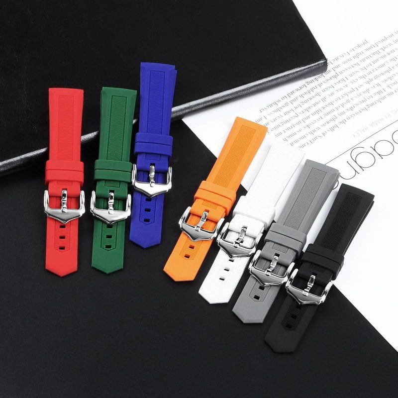Dây cao su thay thế đồng hồ cỡ lớn 12-28mm, silicon nhựa, Seiko Diver 18/20/22/24mm, đa năng, bền, thể thao, nam nữ