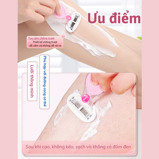 Dao Cạo Cầm Tay Êm Dịu Bunnies House, Nhanh Chóng & Dễ Dàng, Phù Hợp Sử Dụng Hàng Ngày