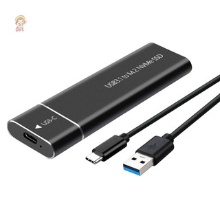 Vỏ SSD TWE M2 NVMe USB3.1 Hộp đựng ổ cứng lưu trữ ngoài 10Gbps PCIe SSD Box cho NGFF SATA SSD Ổ cứng cho PC Laptop VN