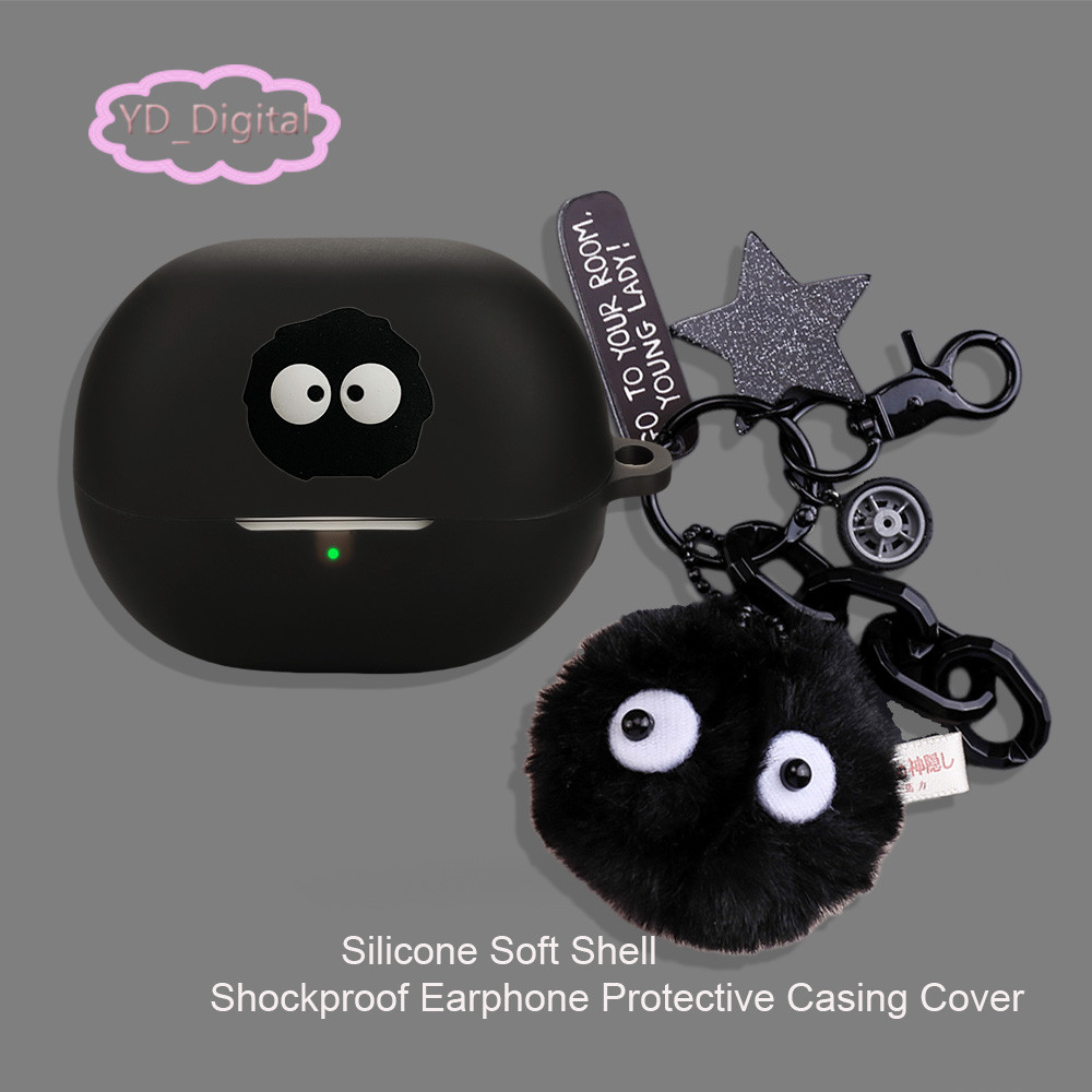 Cho SoundPEATS Pop Clip / UU Clip Case Vỏ Bảo Vệ Tai Nghe Chống Sốc Vỏ Tai Nghe Silicon Vỏ Mềm Có Mặt Dây Chuyền