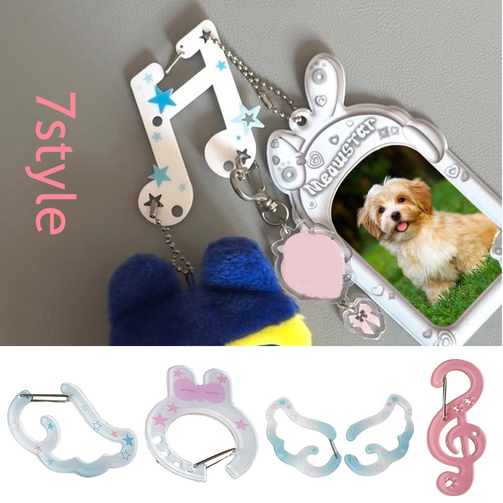 Móc Khóa Ba Lô Mặt Dây Chuyền Sổ Tay Trang Trí Quà Tặng Carabiner Túi Quyến Rũ Acrylic Minh Họa Nữ Trang Trí INS Ban Đầu Dễ Thương Lều Hàn Quốc