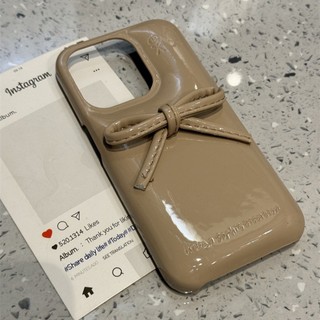 Ốp điện thoại nơ lập thể xà phòng sang trọng cho iPhone16 Pro Max 15 14 13 12 Pro Max camera chống sốc bảo vệ chống rơi lưng cứng
