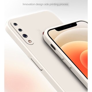 Thời trang mới Vivo Y11 Y17 Y15 Y12i V15 Pro Y66 Y67 Y19 Khung cản vuông Vỏ silicon TPU mềm mỏng có dây đeo cổ tay