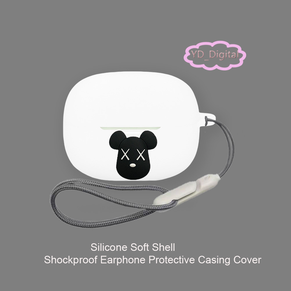Vỏ Tai Nghe Xiaomi Redmi buds 8 pro Vỏ Bảo Vệ Silicon Tai Nghe Tay Mềm Chống Bụi Có Thể Giặt Vỏ Bảo Vệ Có Vòng