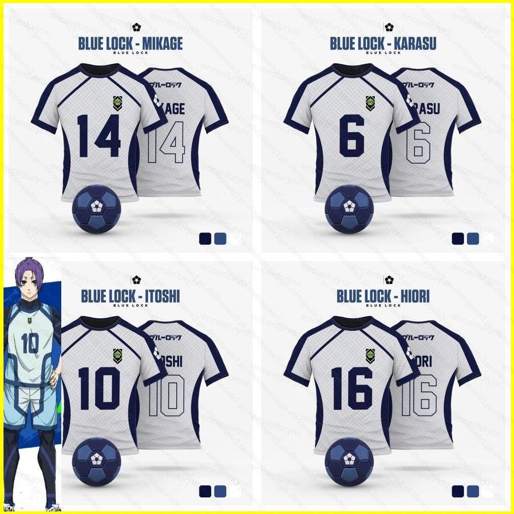 Blue Lock ITOSHI BACHIRA Anime cosplay vải Áo thun oversized mềm mại khô cổ tròn hàng đầu dáng rộng quần áo cha