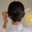 Kẹp tóc tua rua phong cách Trung Quốc mới - Thanh lịch Updo Hair Stick - Kẹp tóc đuôi ngựa cổ điển - Phụ kiện tóc trang điểm cho bé gái - Dành cho hẹn hò, tiệc tùng, phù hợp hàng ngày