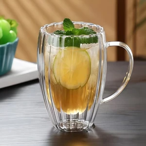 Yoo An Toàn Nhiệt Độ Trà Thủy Tinh Chịu Nhiệt Độ Cốc Trà Sữa Tumblers