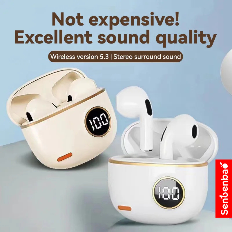 Senbenbao S190 Tai nghe MINI mới nhất Âm thanh nổi iPX5 Mic tích hợp chống nước, khử tiếng ồn cho iOS và điều khiển cảm ứng Andriod