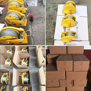 Tời Quay Tay Nhập Khẩu - Tự Hãm, Tải Trọng 540kg & 1170kg, Ròng Rọc 300kg, Cáp 5m & 10m