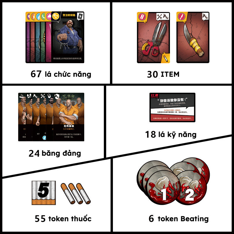 Boardgame siêu cuốn Dig Your Way Out - Băng Đảng Vượt Ngục Vietsub Tigar