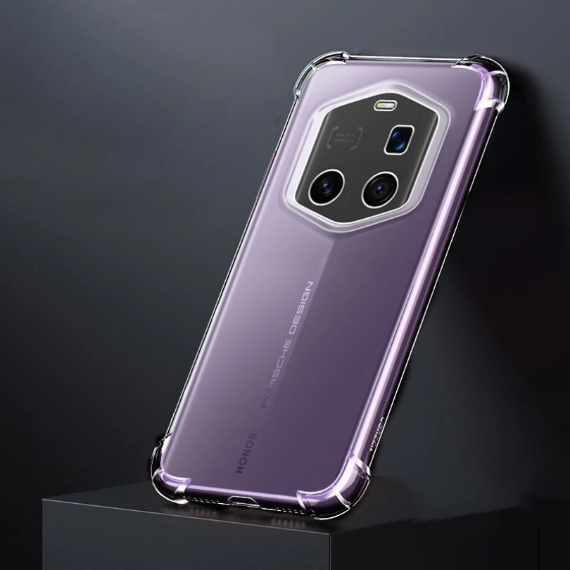 Túi Khí Mềm Ốp lưng Honor Magic7 Magic 7 Lite Pro RSR 7Lite 7Pro 7RSR 5G Fundas Silicon Trong Suốt Mặt Sau Đơn Giản Carcasas