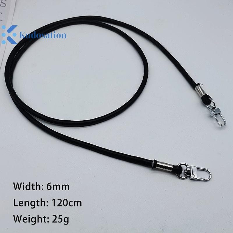 Kudosation Đơn Giản Màu Trơn Da Đeo Vai Túi Đeo Ngang Dây Đeo Thay Thế Dây Xích Điện Thoại Chống Mất Cho DIY Túi Dây Xích
