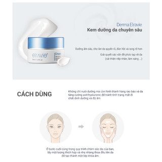 Kem Dưỡng Da Cấp Ẩm & Giảm Nếp Nhăn Elravie Intensive Barrier Cream 50ml