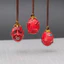 SQ BERSK Red Behelit Hình Búp Bê Vòng Cổ Haou no tamago Đồ Chơi Mô Hình Mặt Dây Chuyền Quà Tặng Cho Trẻ Em Bộ Sưu Tập