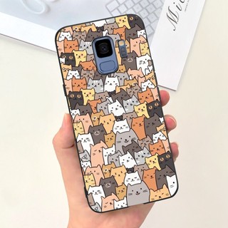 Samsung Galaxy S9 SM-G960F / S9 + SM-G965F Vỏ điện thoại hoạt hình phi hành gia khủng long mèo dễ thương SamsungS9 S 9 Plus Vỏ silicon mềm màu kẹo