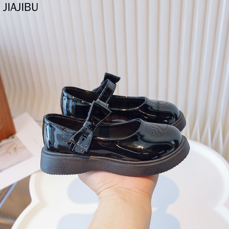 Giày Da Màu Đỏ Phong Cách Anh Giày Trẻ Em Thời Trang Giày Công Chúa Trắng Bé Gái Dễ Thương Casual Soft Sole Doll Shoes Korean Fashion Platform Mary Jane Shoes Black Round Toe Lolita Shoes Giày Da Sáng Chế Cosplay Chống Trượt Giày Đi Học Trẻ Em Giày Nhảy