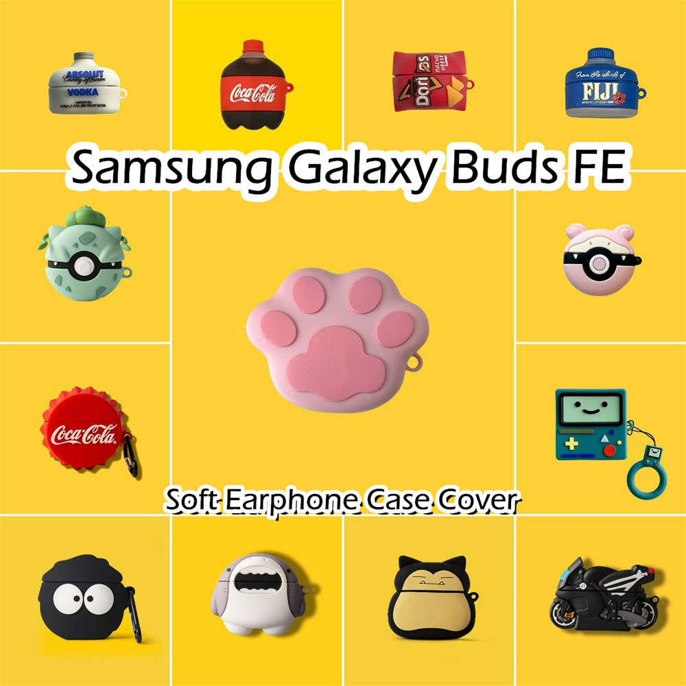 [Ngôi sao tương lai] Dành cho Ốp lưng Samsung Galaxy Buds FE Dòng phim hoạt hình hợp thời trang Vỏ tai nghe silicon mềm Vỏ bọc NO.3