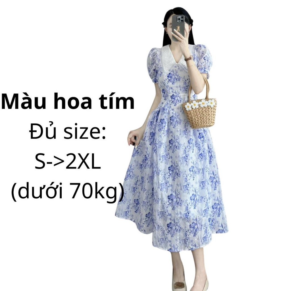 NganLuong Design Váy ôm cộc tay dáng dài cổ bẻ phối ren thêu hàng thiết kế hai lớp chất liệu tơ vân nổi cao cấp V233